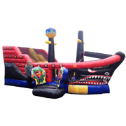 pirate ship jumping castle